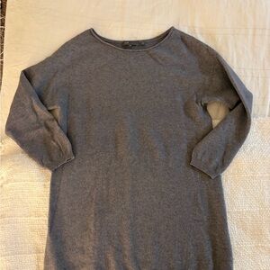 Vince Wool Charcoal Gray Women's Sweater Dress